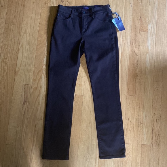 NYDJ Mahogany Brown Legging Jeans sz 4 - Picture 4 of 10